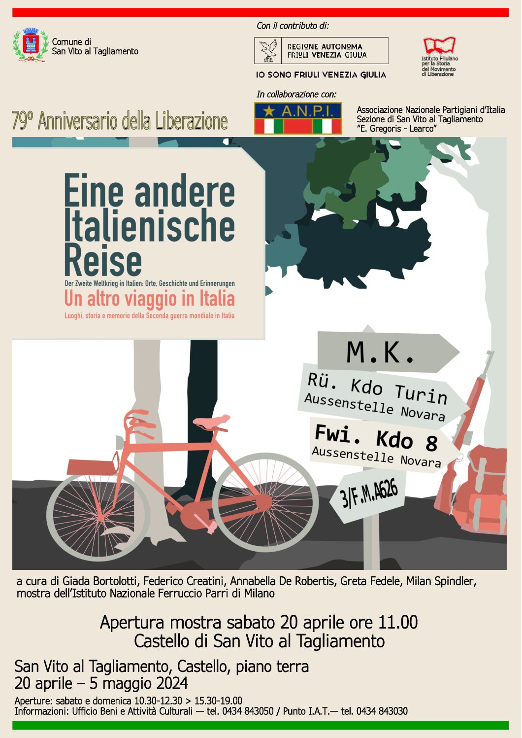 LOCANDINA Celebrazione 25 aprile 2024 MOSTRA EINE ANDERE